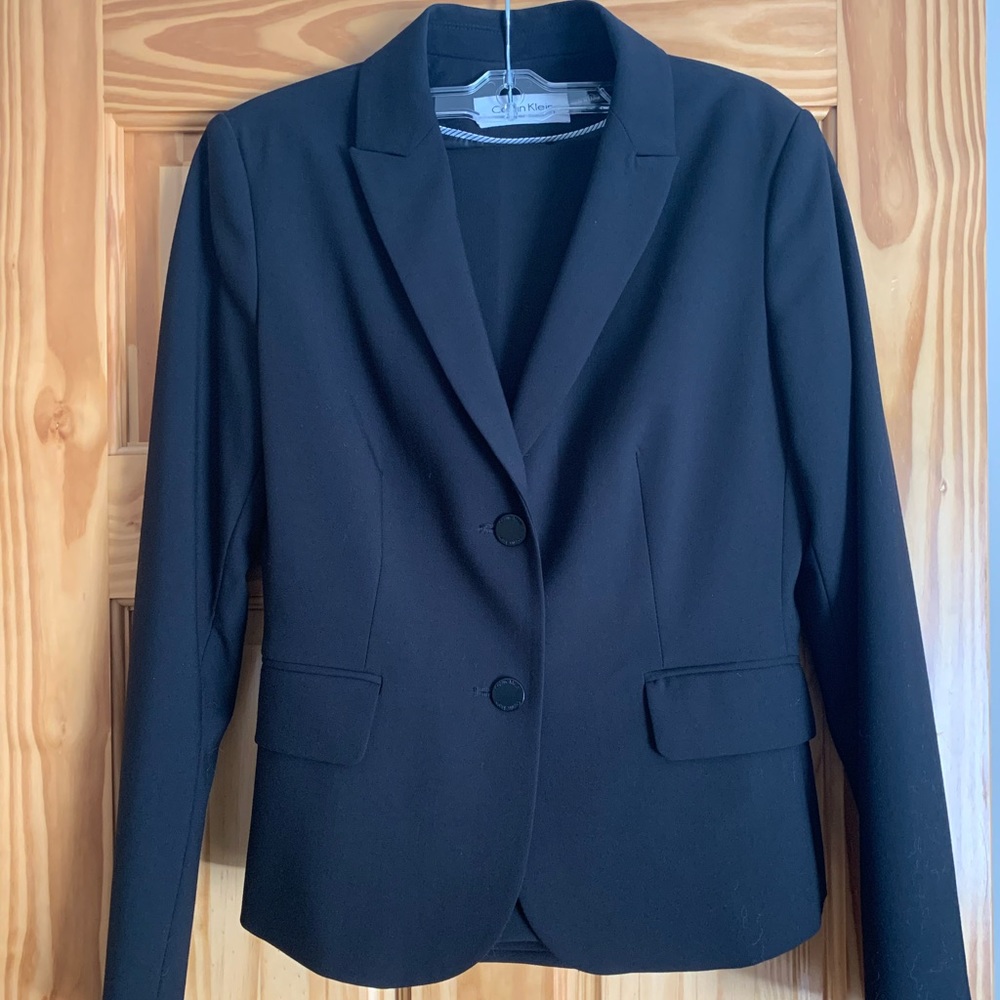 Two Piece Calvin Klein Classic Black Suit